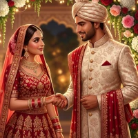 Bridal Makeup Wedding Dress up